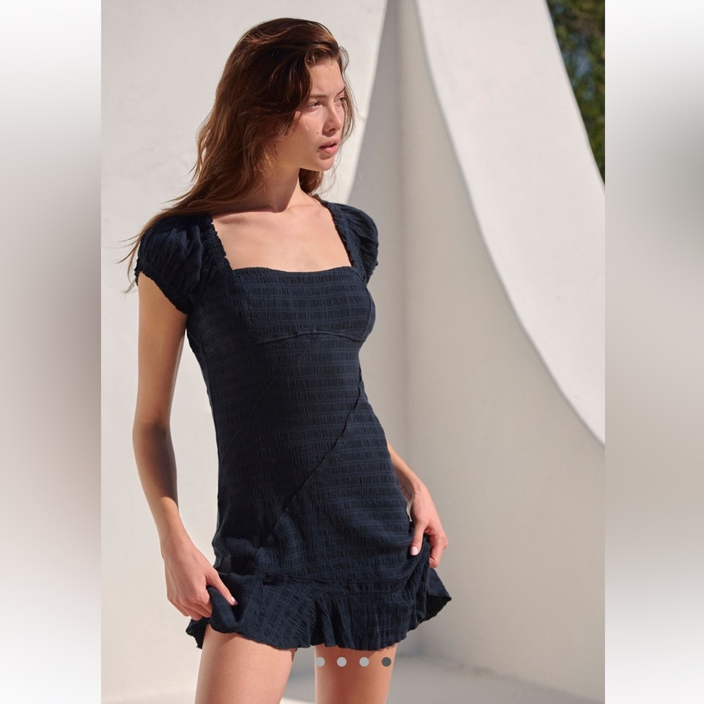 Free People Ellie Mini Dress - Black
